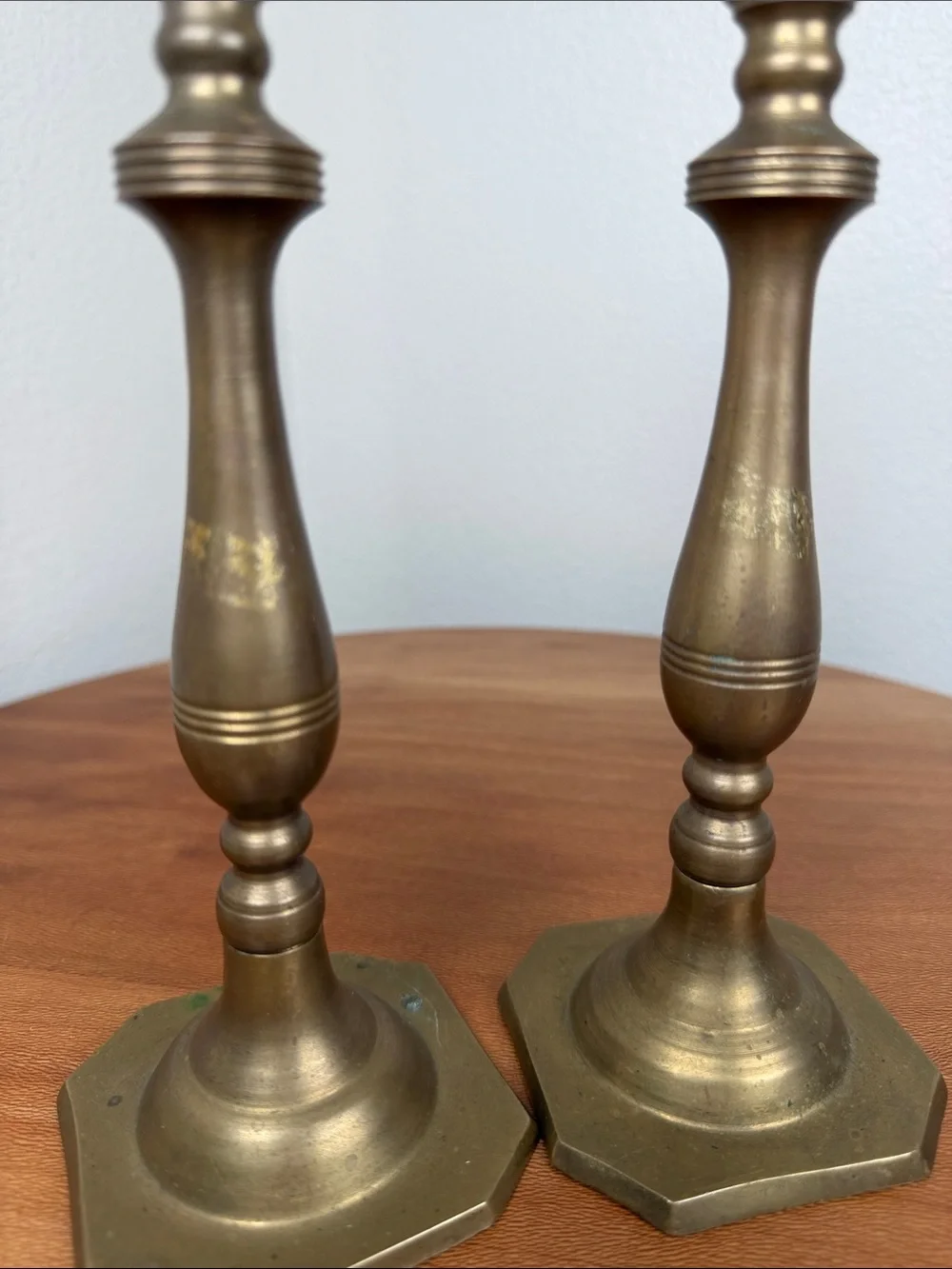 Brass Candle Stick Holders Decorative Farmhouse Cottagecore